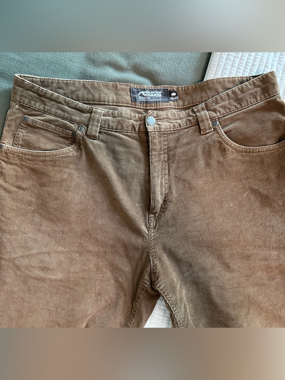 Mountain Khakis Men’s Canyon Corduroy Pants - Reg Fit - Brown